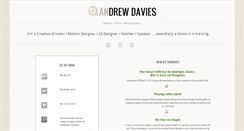 Desktop Screenshot of andrew-davies.net