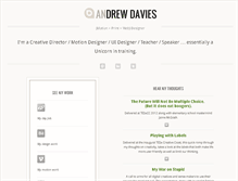Tablet Screenshot of andrew-davies.net